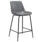 Zuo Modern Byron Counter Chair in Gray/Black, , large