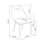 Monroe Jocelyn Side Chair in Matte Black, , large