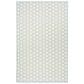 Nourison Twist Reversible 5" x 7" Aqua Indoor/Outdoor Area Rug, , large