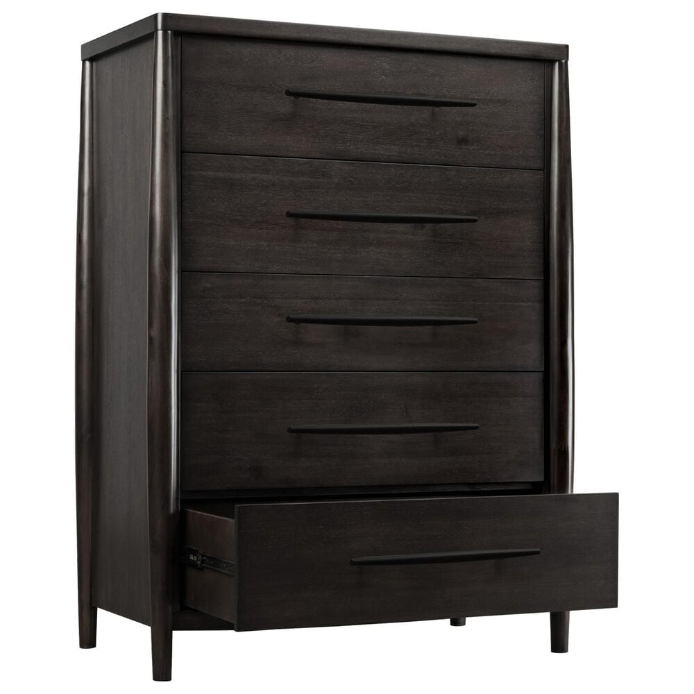 Urban Home Koko 5-Piece Queen Upholstered Bedroom Set in Minx, , large
