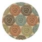 Oriental Weavers Montego 697J6 7"10" Round Beige Area Rug, , large