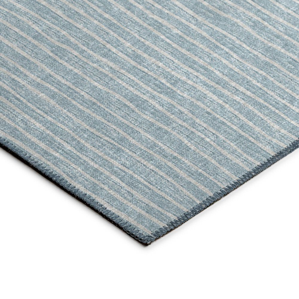 Dalyn Rug Company Laidley 2&#39;3&quot; x 12&#39; Sky Blue Indoor/Outdoor Runner, , large