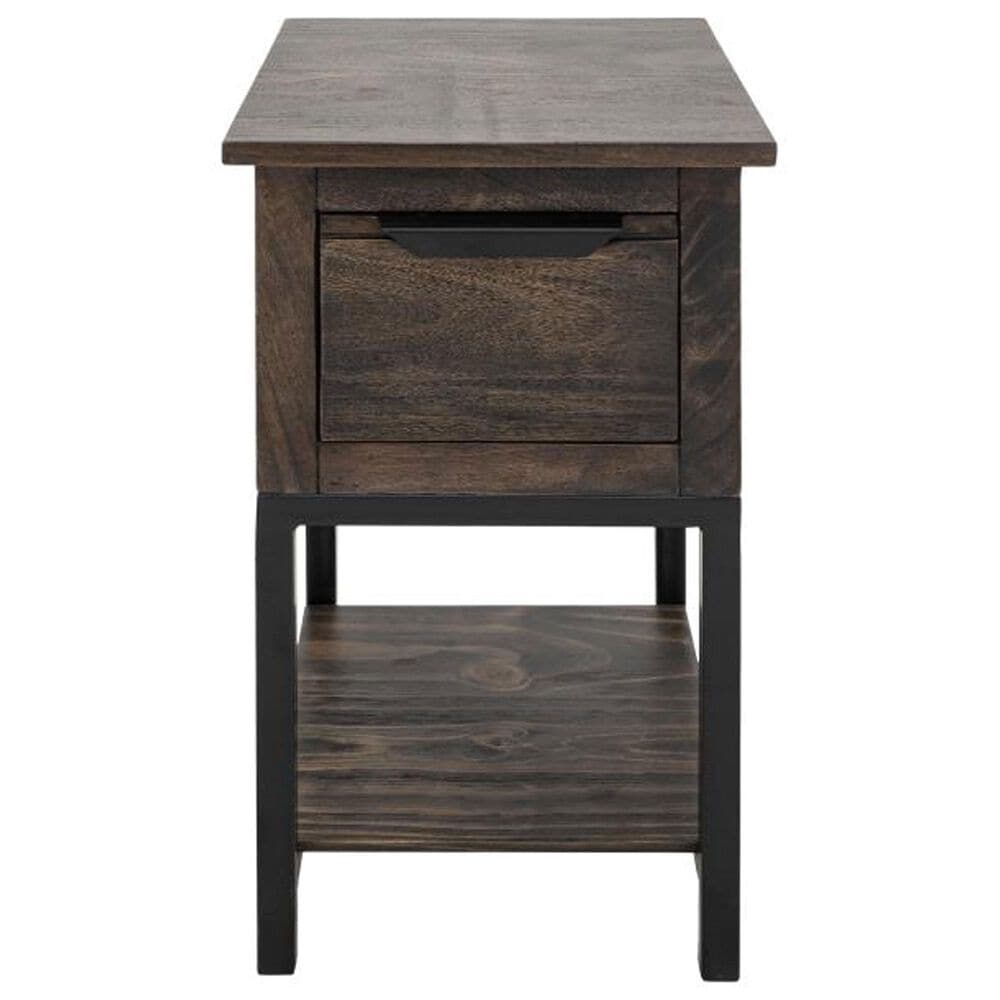 Fallridge Dark Mita Chairside Table in Stained Dark, , large