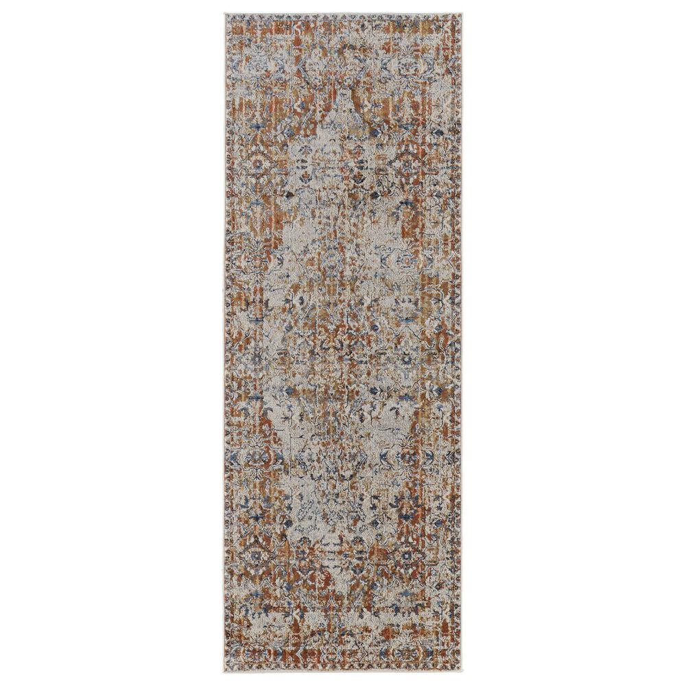 Feizy Kaia 2"6" x 8" Beige and Multicolor Runner, , large