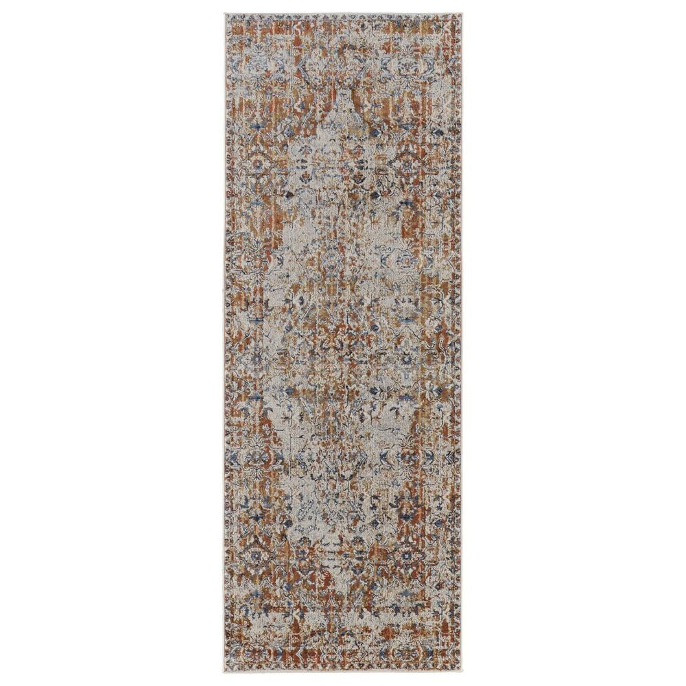 Feizy Kaia 2"6" x 8" Beige and Multicolor Runner, , large