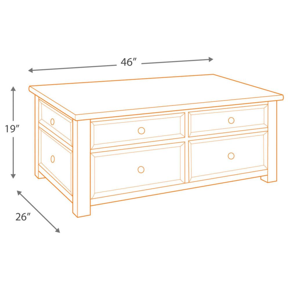 Ashley Tyler Creek Lift Top Coffee Table in Grayish Brown/Black, , large