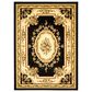 Safavieh Lyndhurst LNH218 5"3" x 7"6" Black and Ivory Area Rug, , large