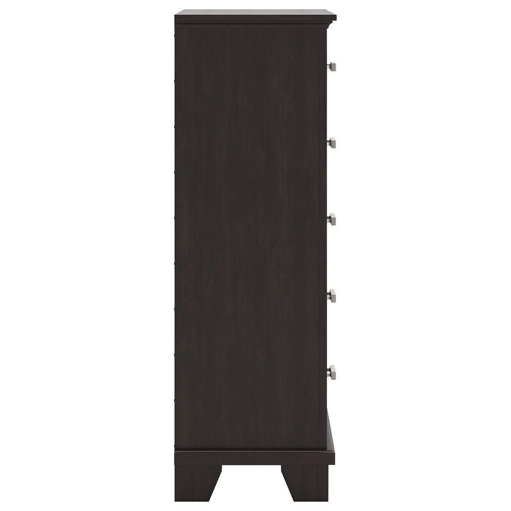 Ashley Covetown 5-Piece Full Bedroom Set in Dark Brown, , large