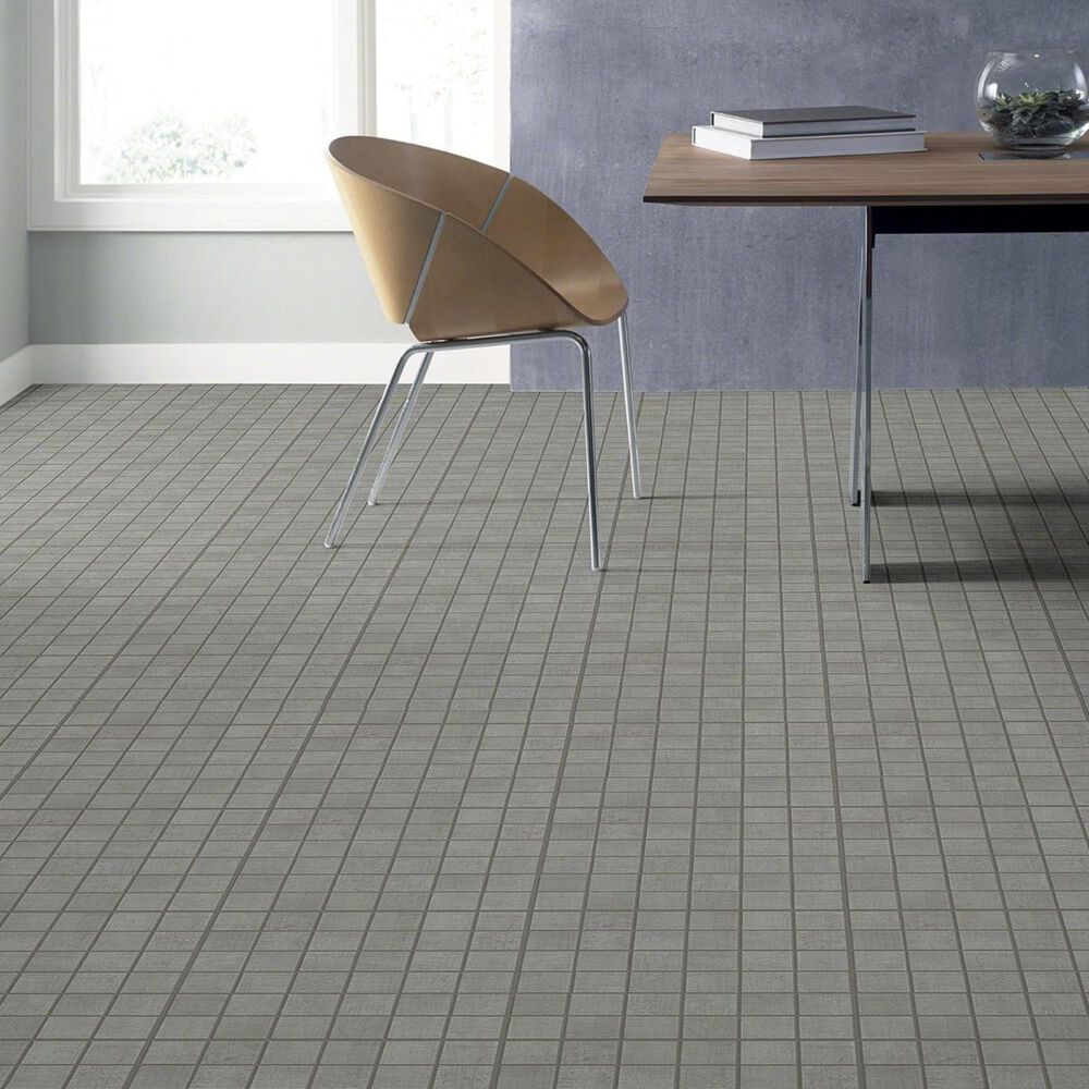 Shaw Tessuto Grigio 12&quot; x 12&quot; Porcelain Mosaic Sheet, , large