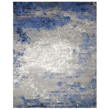 Nourison Twilight TWI22 9"9" x 13"9" Blue and Grey Area Rug, , large