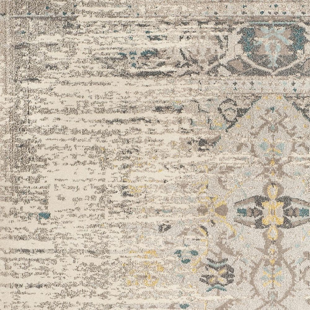 Safavieh Monaco MNC209G-9R 9&#39; Round Grey/Multi Area Rug, , large