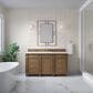James Martin Bristol 60" Single Bathroom Vanity Cabinet in Saddle Brown, , large