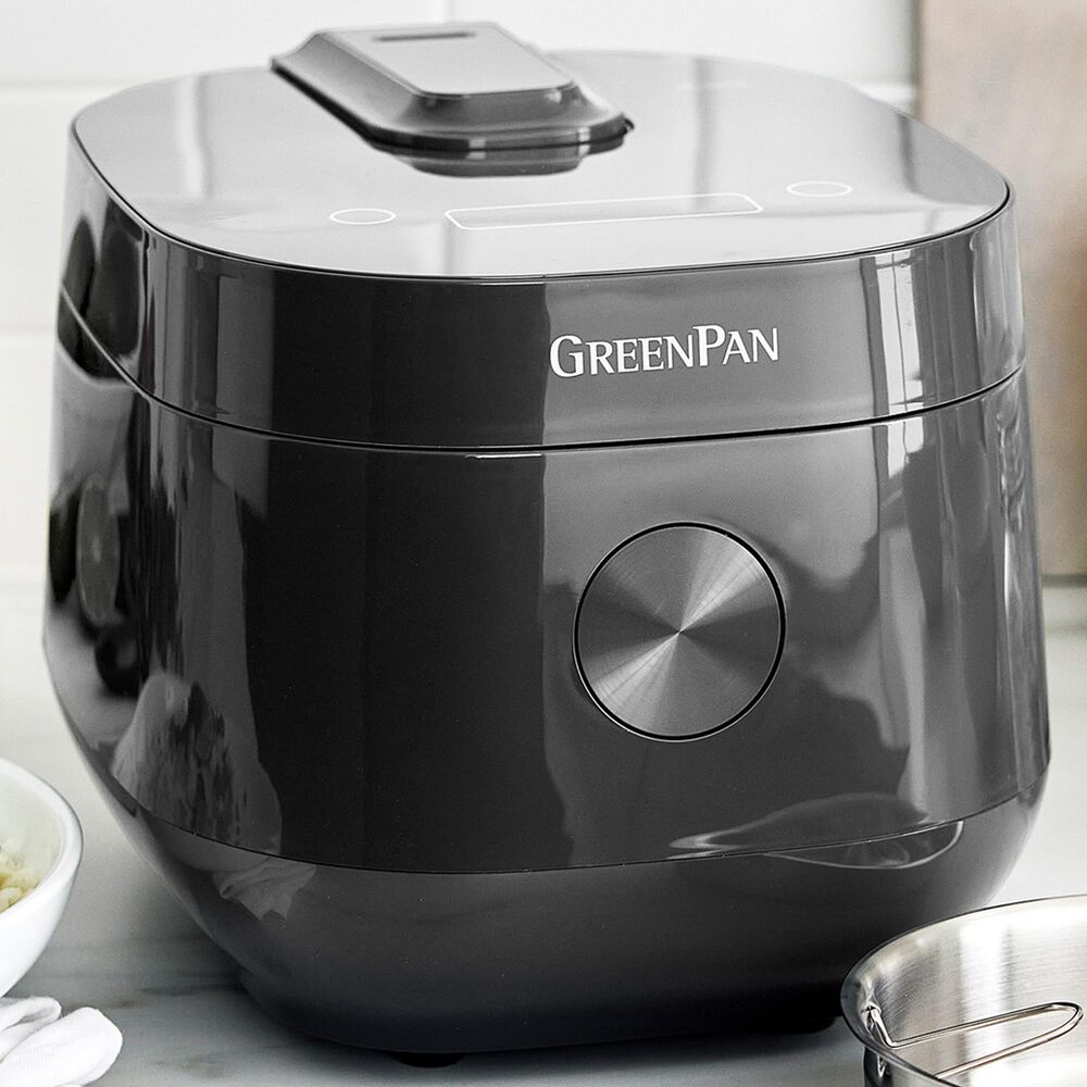 Green Pan Bistro 8-Cup Carb-Reducing Rice Cooker in Graphite, , large