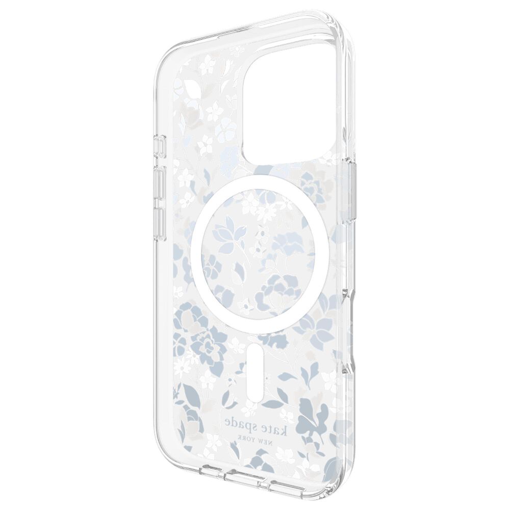 Kate Spade Protective MagSafe Case for Apple iPhone 16 Pro in Flowerbed Blue, , large