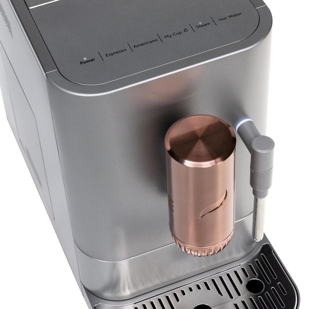 Cafe 40.5 Oz Affetto Espresso Machine + Frother in Stainless Steel, , large