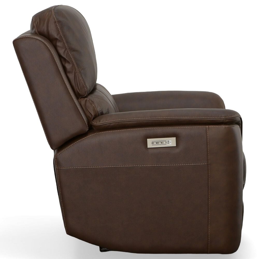 Flexsteel Henry 3-Piece Power Reclining Living Room Set in Burnt Umber, , large