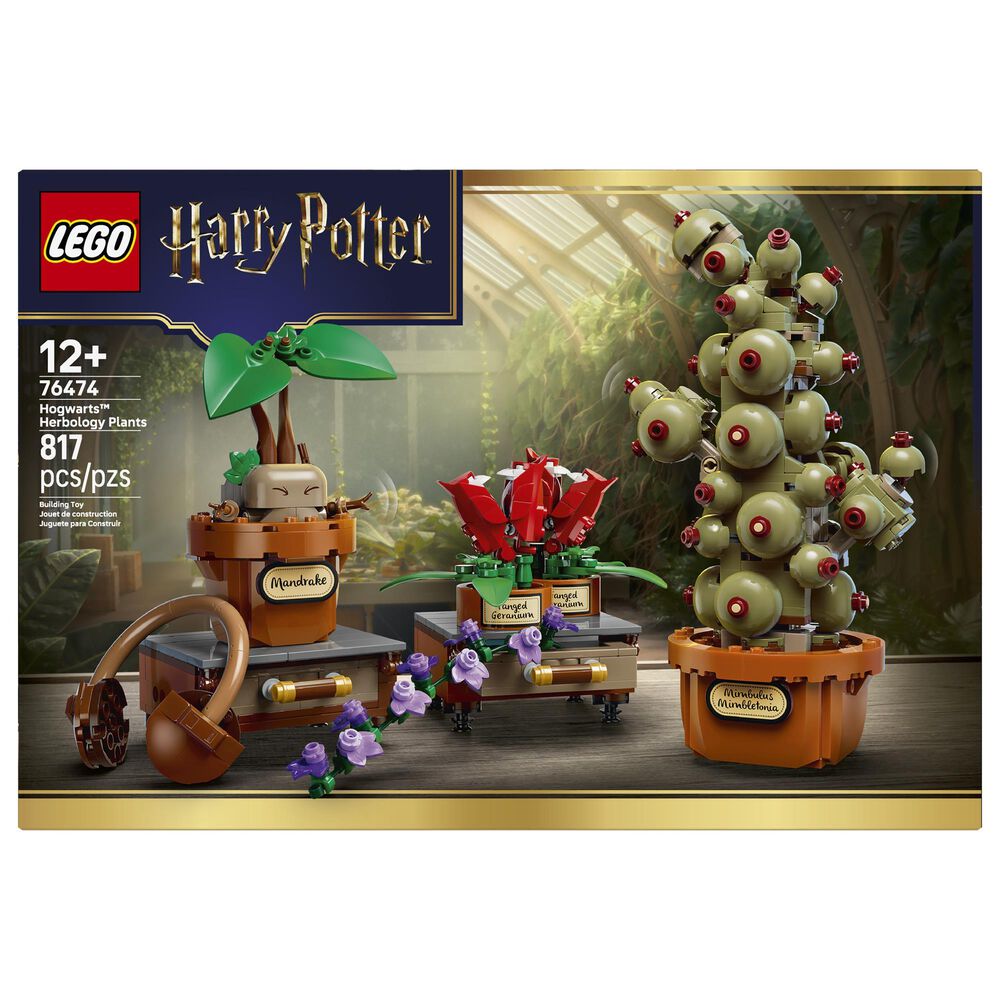 LEGO Harry Potter Hogwarts Herbology Plants Building Set, , large