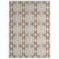 Dalyn Rug Company Marlo 1"8" x 2"6" Taupe Indoor/Outdoor Area Rug, , large