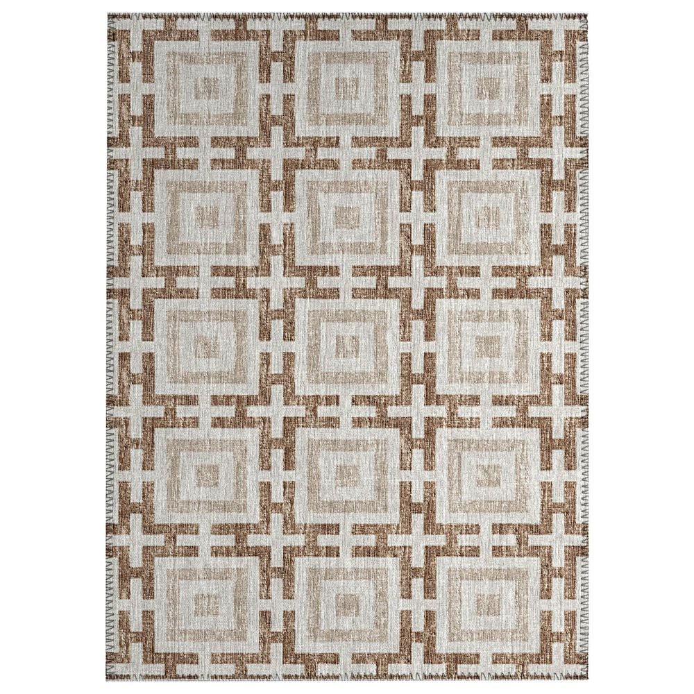 Dalyn Rug Company Marlo 1"8" x 2"6" Taupe Indoor/Outdoor Area Rug, , large