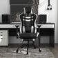 Furniture of America Felix Gaming Chair in White and Black, , large