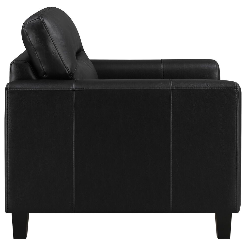 Coaster Scotland Accent Arm Chair in Black, , large