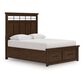 Ashley Taffenbrook 5-Piece Queen Storage Bedroom Set in Medium Brown and Black, , large