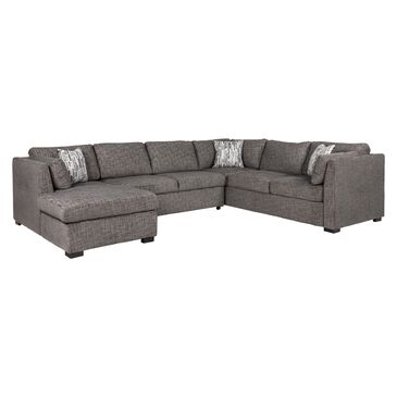 37B Vivian 3-Piece Sleeper Chaise Sectional in Burton Smoke, , large