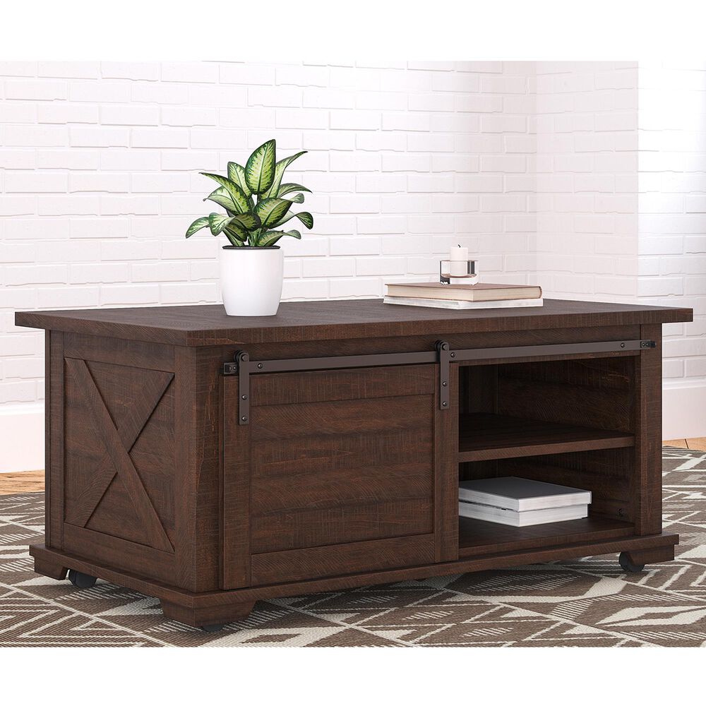 Signature Design by Ashley Camiburg Coffee Table in Warm Brown, , large