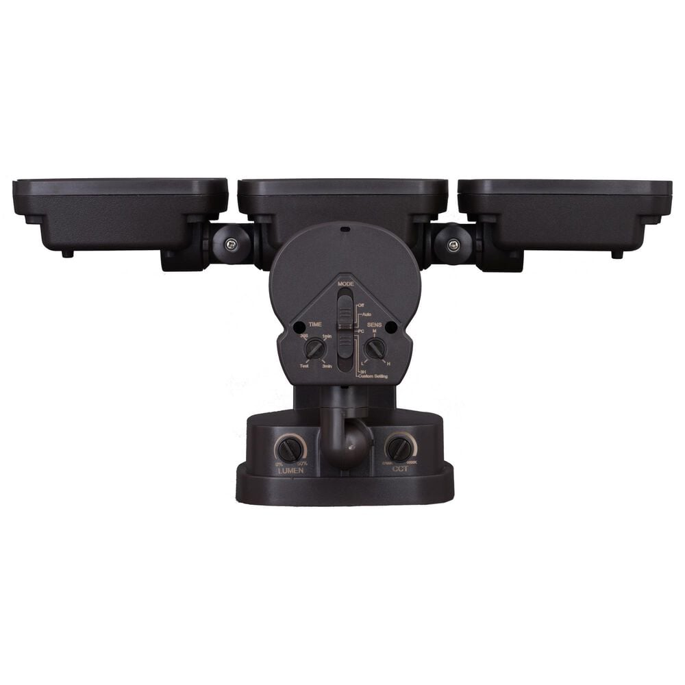 Vaxcel 13.25" 3-Light Motion Sensor Outdoor Security Flood Light in Bronze, , large