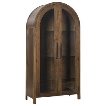 Trailways Bourbon Trail Curved 2-Door Hutch in Turkish Coffee, , large