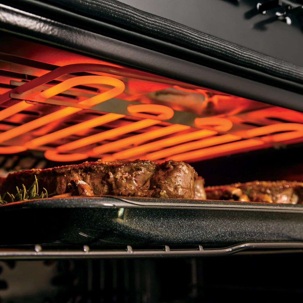 Cafe 30&quot; French-Door Single Wall Oven in Matte Black &#40;Handles Sold Separately&#41;, , large