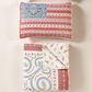 Peking Handicraft Junk Gypsy 2-Piece Twin/Twin XL Quilt Set in Blue and Red, , large