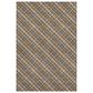 Dalyn Rug Company Soft Essentials Plaid Earth 10" x 14" Indoor/Outdoor Area Rug, , large