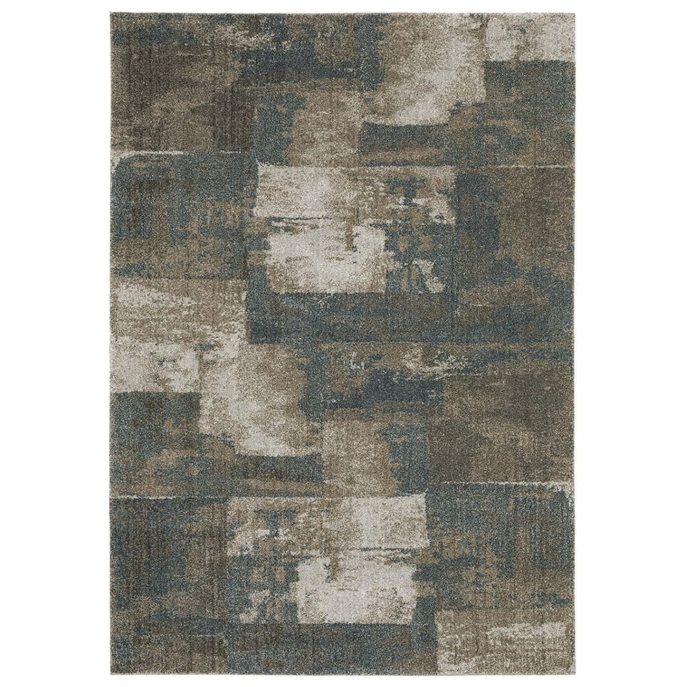 Oriental Weavers Alton 5"3" x 7"6" Blue and Brown Area Rug, , large