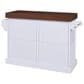 HOMLUX 53" Large Kitchen Island with 3.5" Thick Desktop in White, , large