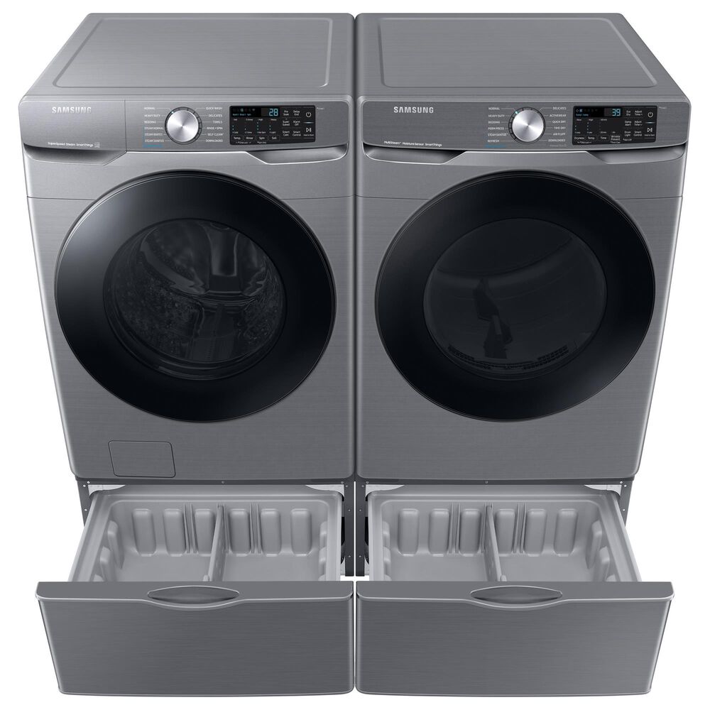 Samsung 7.5 Cu. Ft. Capacity Gas Dryer with Steam in Platinum, , large