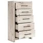 Ashley Lawroy 5-Drawer Chest in Light Natural, , large