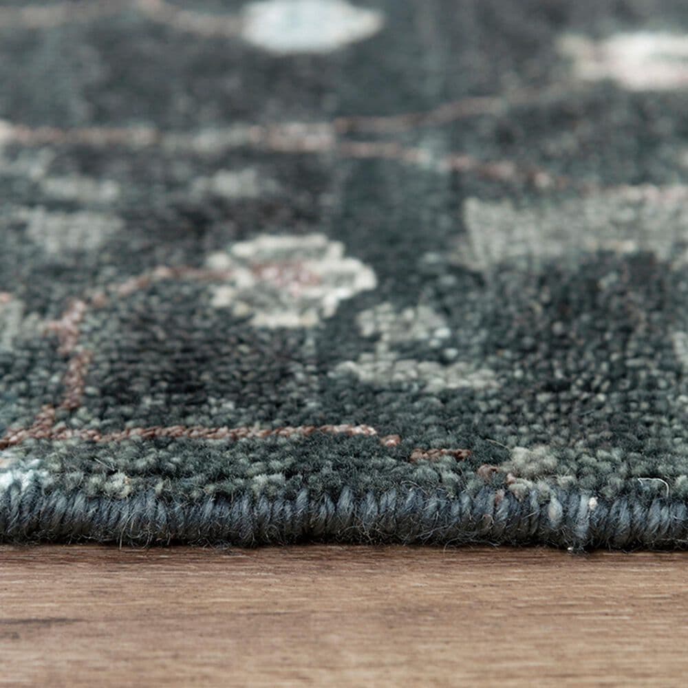 RIZZY Envision Bulbs Leaves 6&#39; x 9&#39; Charcoal Area Rug, , large