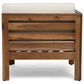 Hearth and Haven Cambridge 5-Piece Patio Conversation Set with Beige Cushion in Teak, , large