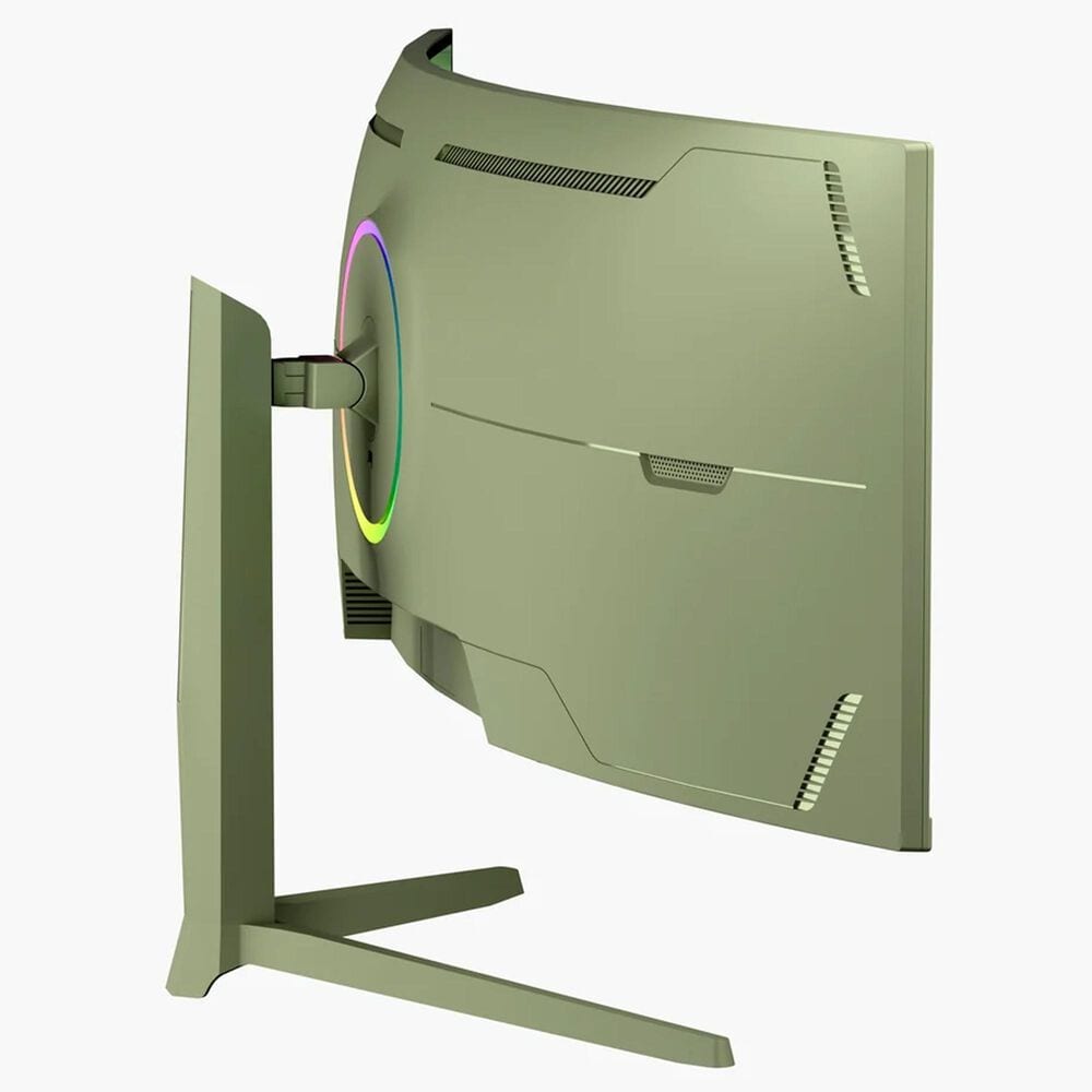 Arozzi 49" Curved VA 165Hz Ultrawide Gaming Monitor in Forest Green, , large