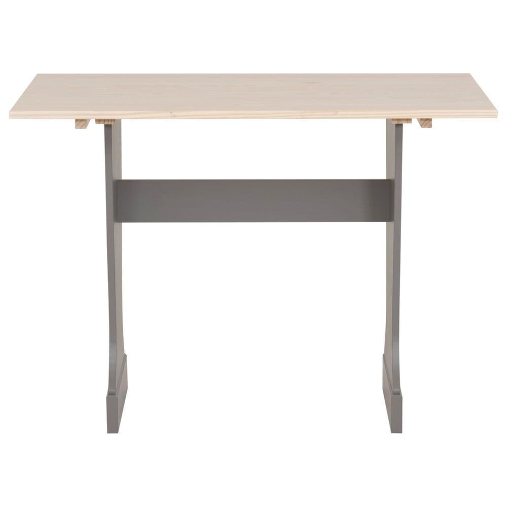 Linon Home Decor Tobin Dining Table in Grey and Maple - Table Only, , large