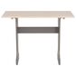 Linon Home Decor Tobin Dining Table in Grey and Maple - Table Only, , large