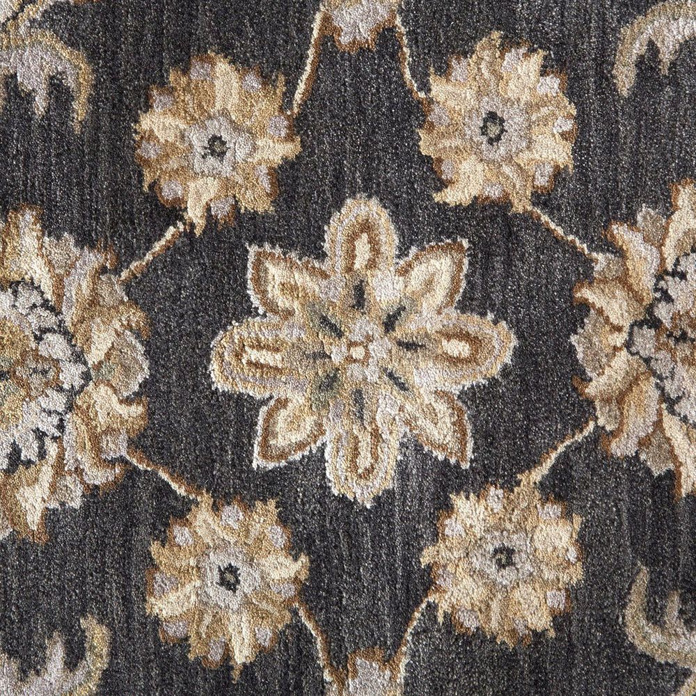 Feizy Eaton 3&#39;6&quot; x 5&#39;6&quot; Charcoal Area Rug, , large
