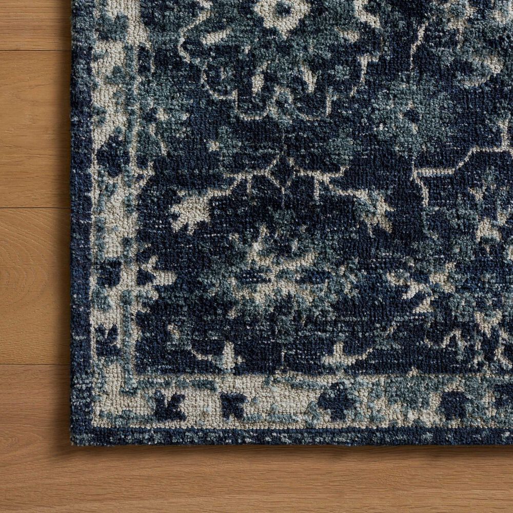 Loloi Percival Navy and Ivory 7&#39;9&quot; x 9&#39;9&quot; Area Rug, , large