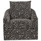 Huntington House Swivel Accent Chair in Animal Print, , large
