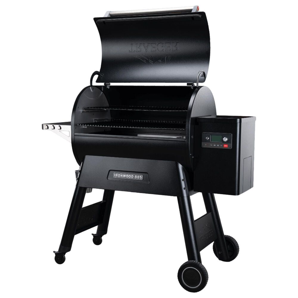 Traeger Grills Ironwood Series 885 Pellet Smoker Grill in Black, , large
