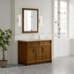 James Martin Bellshire 48" Single Bathroom Vanity in Honey Oak with 3 cm Tajnar Eclos Top and Rectangular Sink, , large