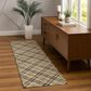 Dalyn Rug Company Soft Essentials Plaid Chocolate 2"3" x 7"6" Indoor/Outdoor Runner, , large