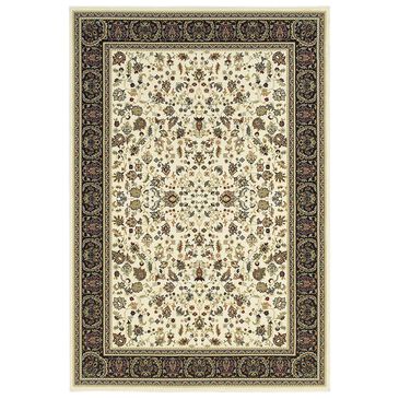 Oriental Weavers Kashan 108X1 1"10" x 3" Ivory Area Rug, , large