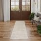 Nourison Andes AND02 2"2" x 7"6" Ivory and Grey Runner, , large